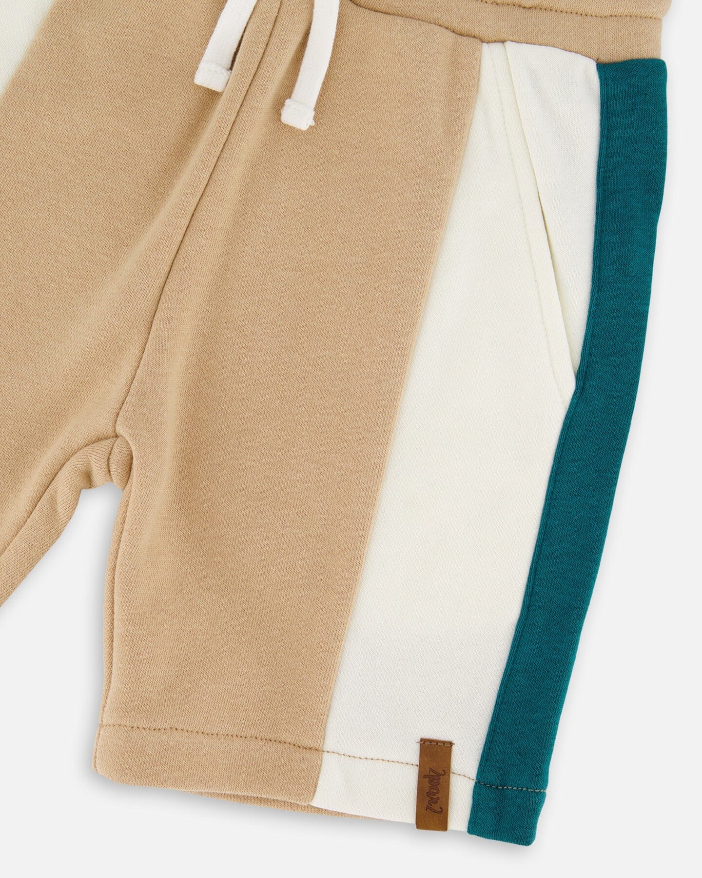 Sporty French Terry Shorts Beige - H30U28_01720