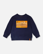 French Terry Sweatshirt Dark Blue - H30U34_04810