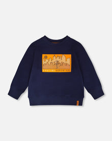 French Terry Sweatshirt Dark Blue - H30U34_04810