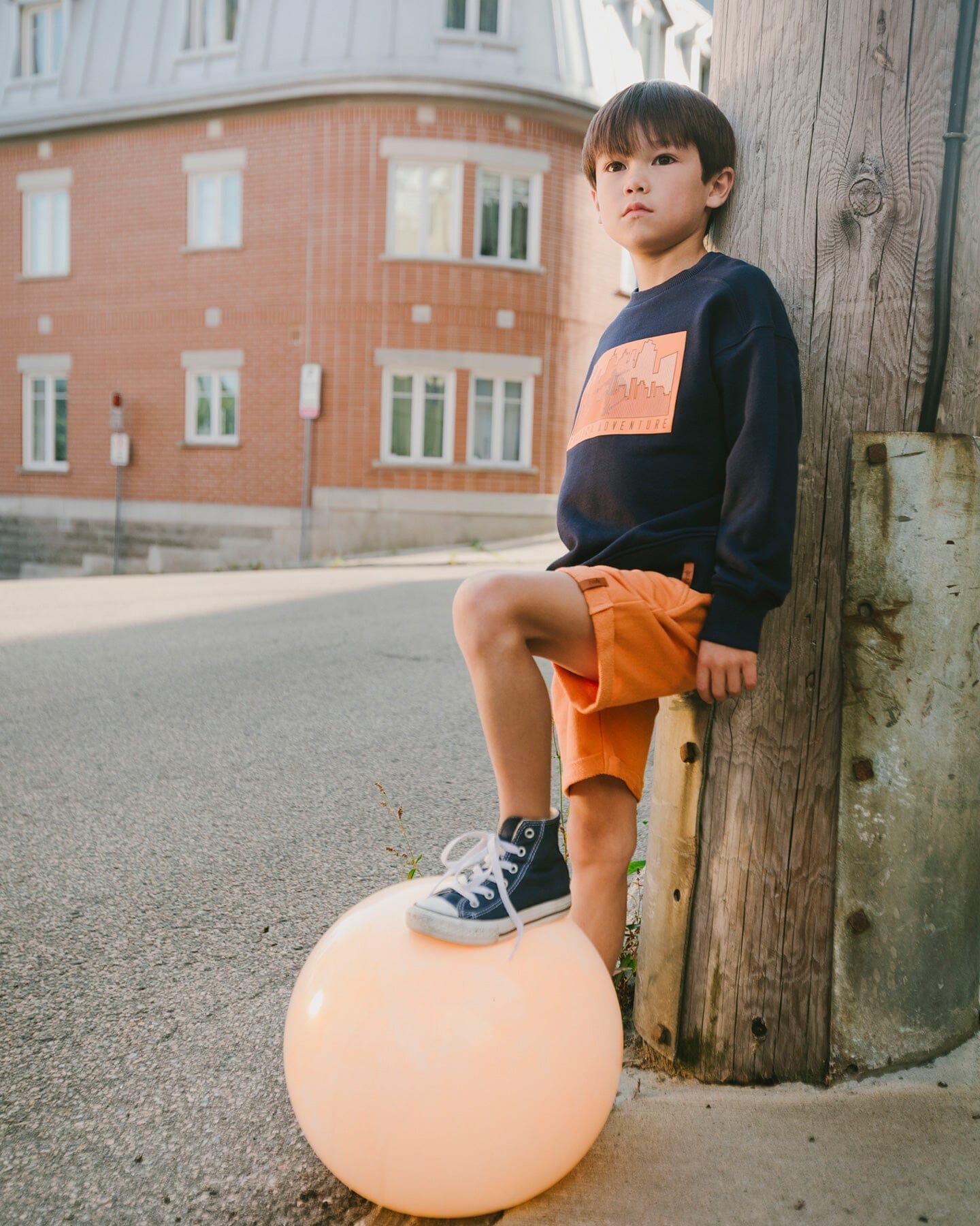 French Terry Sweatshirt Dark Blue - H30U34_04810