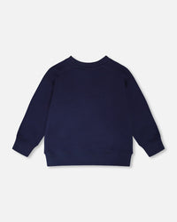 French Terry Sweatshirt Dark Blue - H30U34_04810