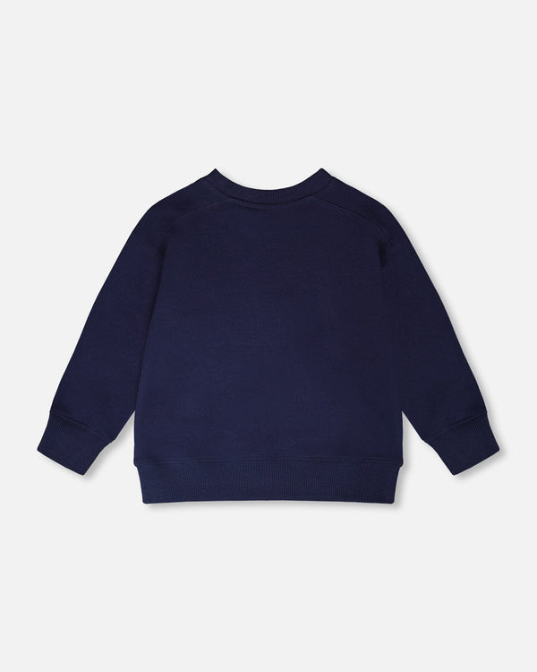 French Terry Sweatshirt Dark Blue - H30U34_04810