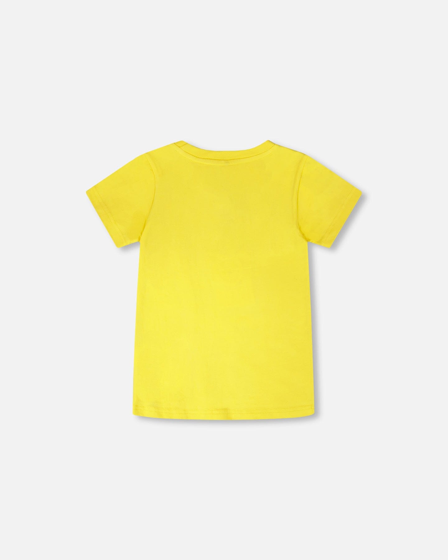 Organic Cotton Jersey T-Shirt With Gamer Print Yellow - H30U78_02200