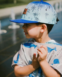 Cap Blue Beach Print - H30VBC_3H157