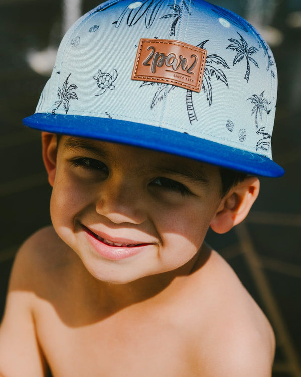 Cap Blue Beach Print - H30VBC_3H157