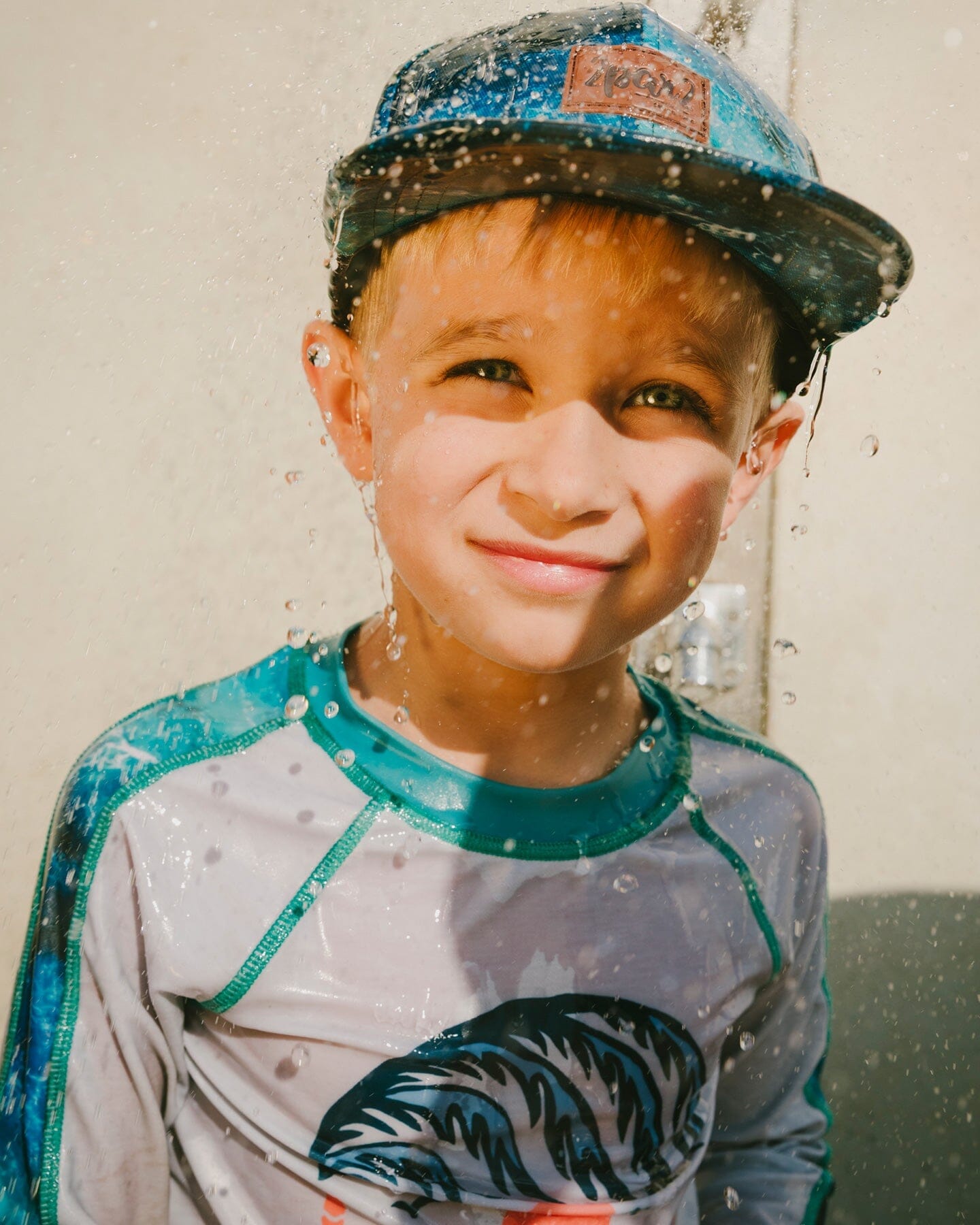 Cap Blue Wave Print - H30VBC_3H165