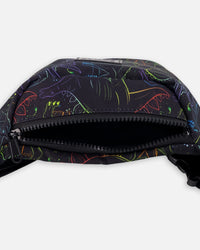 Fanny Pack Black Dinosaur Print - H30VF_3H162