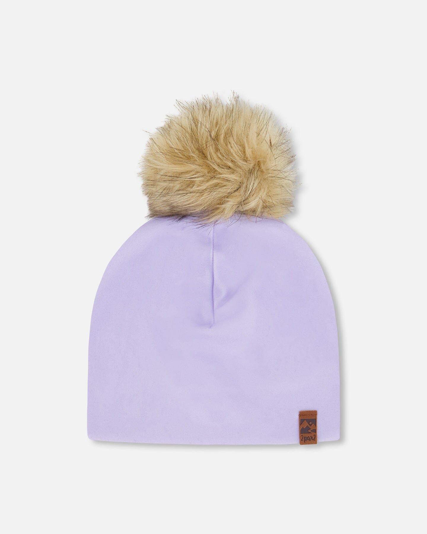 Stretch Jersey Hat Purple With Pompom - H30W20_05640