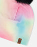 Stretch Jersey Hat Multicolored With Pompom - H30W20_3H018