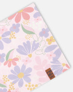 Stretch Jersey Neck Tube Pink Flower Print - H30W21_3H004