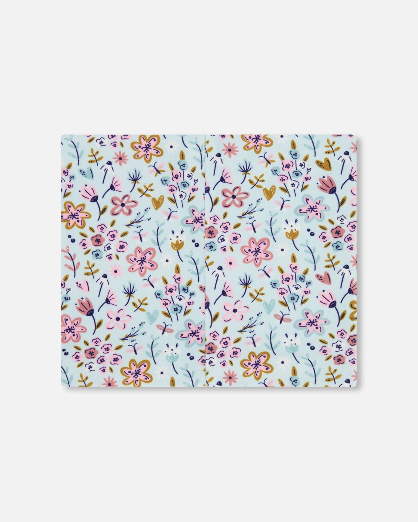 Stretch Jersey Neck Tube Blue Mini Flower Print - H30W21_3H005