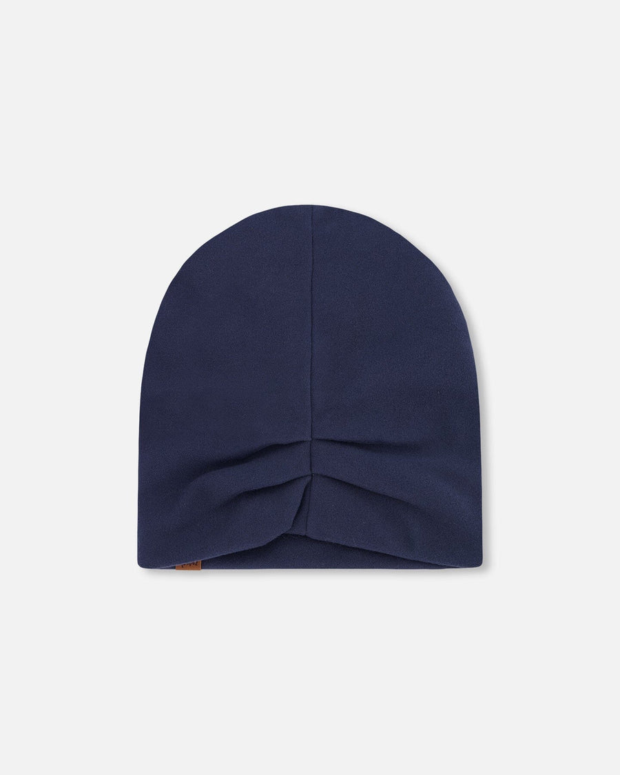 Stretch Jersey Beanie Navy Blue - H30W22_04790