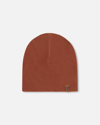 Stretch Jersey Beanie Brown - H30W22_08480