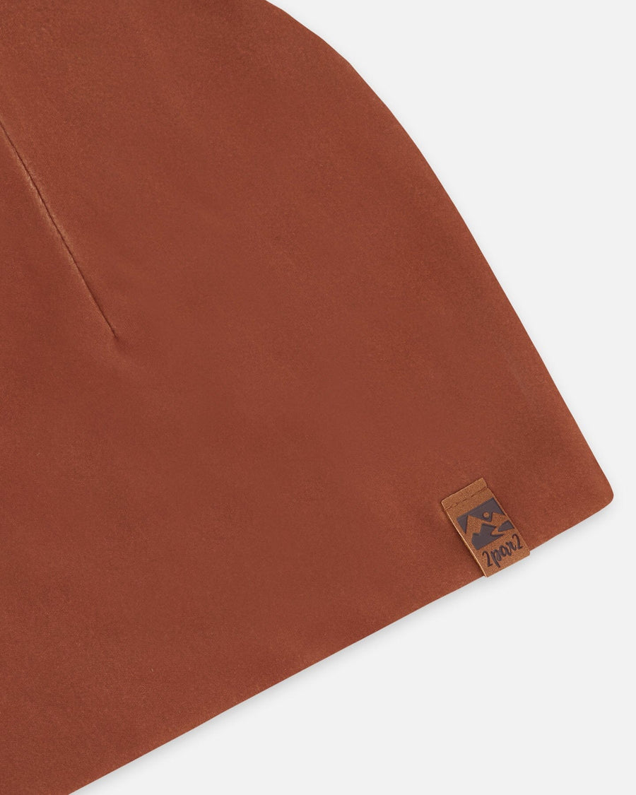 Stretch Jersey Beanie Brown - H30W22_08480