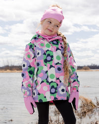 Mid-Season Jacket Black Printed Flowers - H30W30_3H003