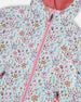 Mid-Season Jacket Blue Mini Flower Print - H30W31_3H005