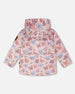 Mid-Season Jacket Pink Printed Butterflies - H30W32_3H007