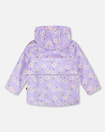 Mid-Season Jacket Purple Daisy Print - H30W32_3H009