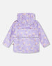 Mid-Season Jacket Purple Daisy Print - H30W32_3H009