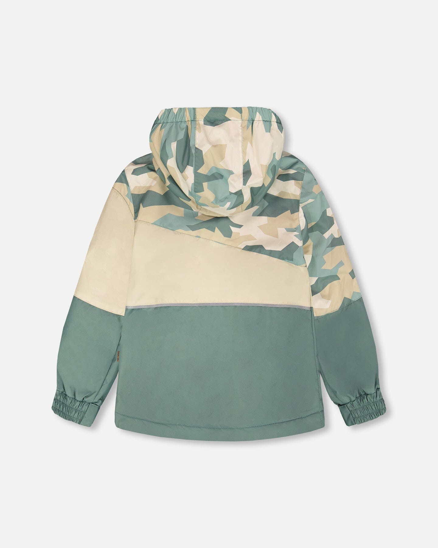 Mid-Season Jacket Green Camouflage Print - H30W33_3H029