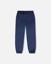 Splash Pants In Recycled Polyester Navy Blue - H30W35_04790