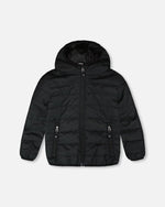 Quilted Mid-Season Jacket Black - H30W44_09990