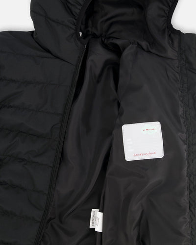 Quilted Mid-Season Jacket Black - H30W44_09990