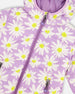 Quilted Mid-Season Jacket Purple Daisy Print - H30W45_3H013