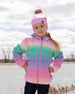 Quilted Mid-Season Jacket Multicolor Gradient - H30W45_3H016