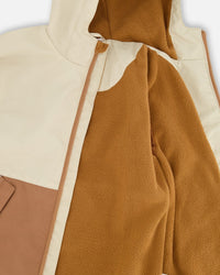 Mid-Season Jacket In Recycled Polyester Beige - H30W47_01850