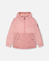 Mid-Season Jacket In Recycled Polyester Light Pink