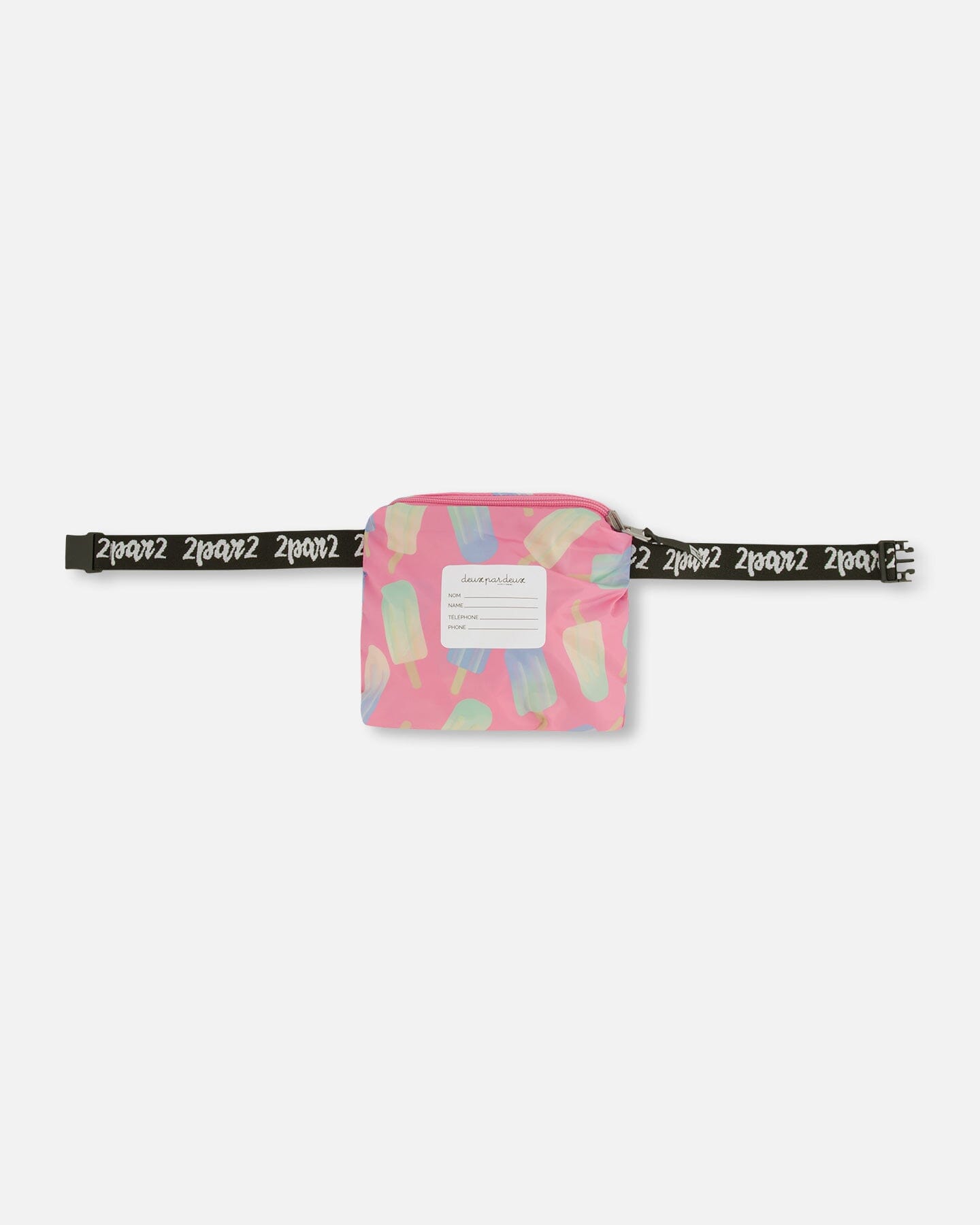 Packable Windbreaker In Polyester Pink Lollipop Print Outerwear Deux par Deux 