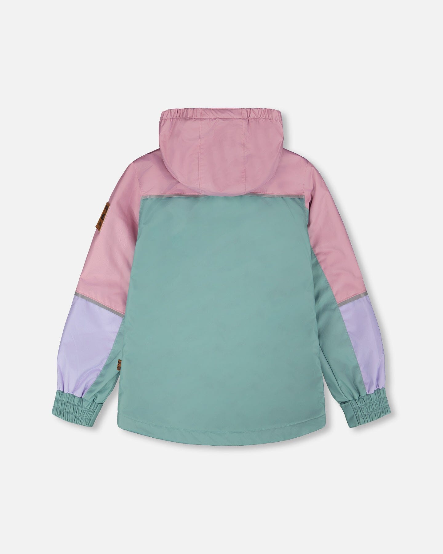 Two-Piece Mid-Season Outerwear Set Mauve Colorblock - H30W52_06004