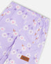 3-In-1 Two-Piece Mid-Season Outerwear Set Purple Daisy Print - H30W53_3H009