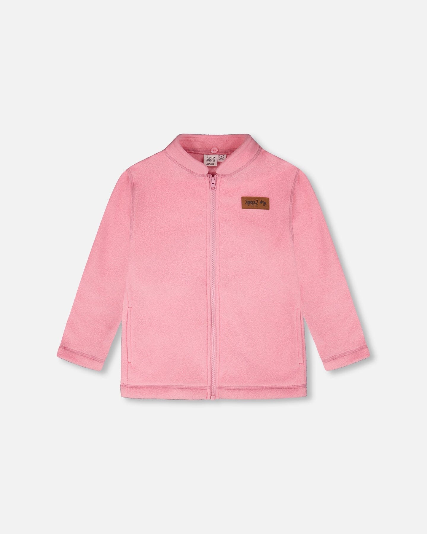 3-In-1 Two-Piece Mid-Season Outerwear Set Black Printed Flowers - Pink Inner Jacket - H30W54_3H011