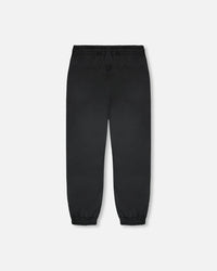 3-In-1 Two-Piece Mid-Season Outerwear Set Black Printed Flowers - Pink Inner Jacket - H30W54_3H011