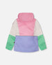 3-In-1 Two-Piece Mid-Season Outerwear Set Pink Colorblock - H30W55_06240