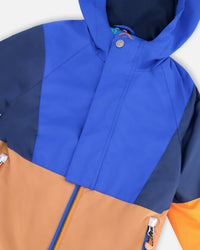 3-In-1 Two-Piece Mid-Season Outerwear Set Blue Colorblock - H30W56_04690