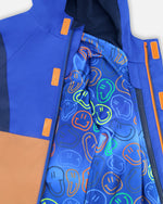 3-In-1 Two-Piece Mid-Season Outerwear Set Blue Colorblock - H30W56_04690