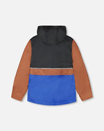 3-In-1 Two-Piece Mid-Season Outerwear Set Black And Brown - H30W57_09990