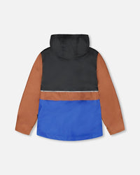 3-In-1 Two-Piece Mid-Season Outerwear Set Black And Brown - H30W57_09990