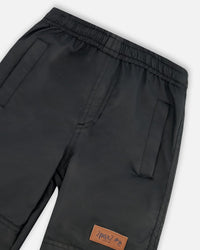 3-In-1 Two-Piece Mid-Season Outerwear Set Black And Brown - H30W57_09990