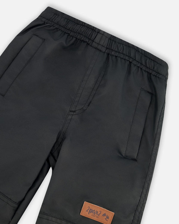 3-In-1 Two-Piece Mid-Season Outerwear Set Black And Brown - H30W57_09990