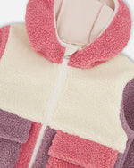 Sherpa Jacket Pink Colorblock - H30W60_01380