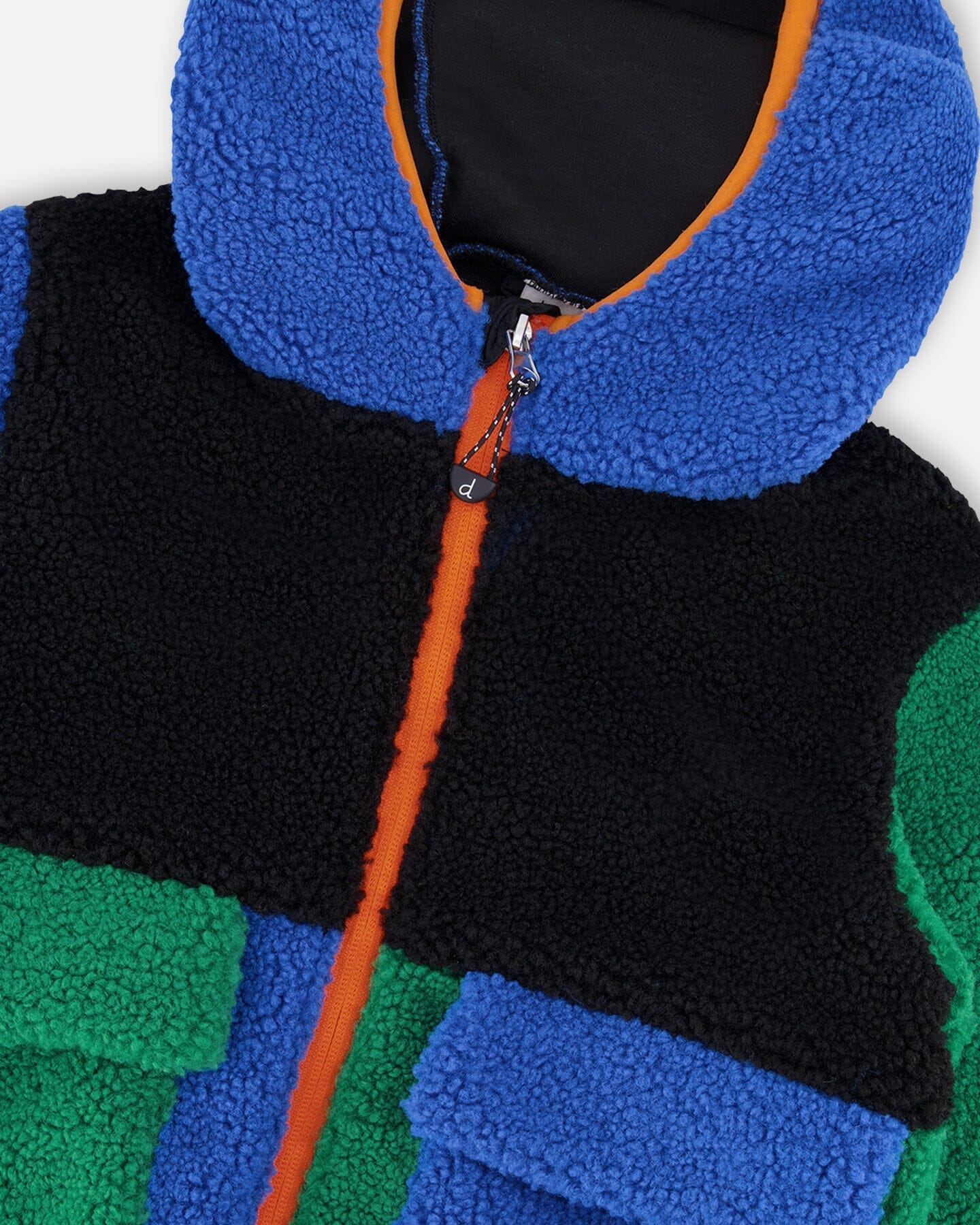 Sherpa Jacket Blue Colorblock - H30W60_04690