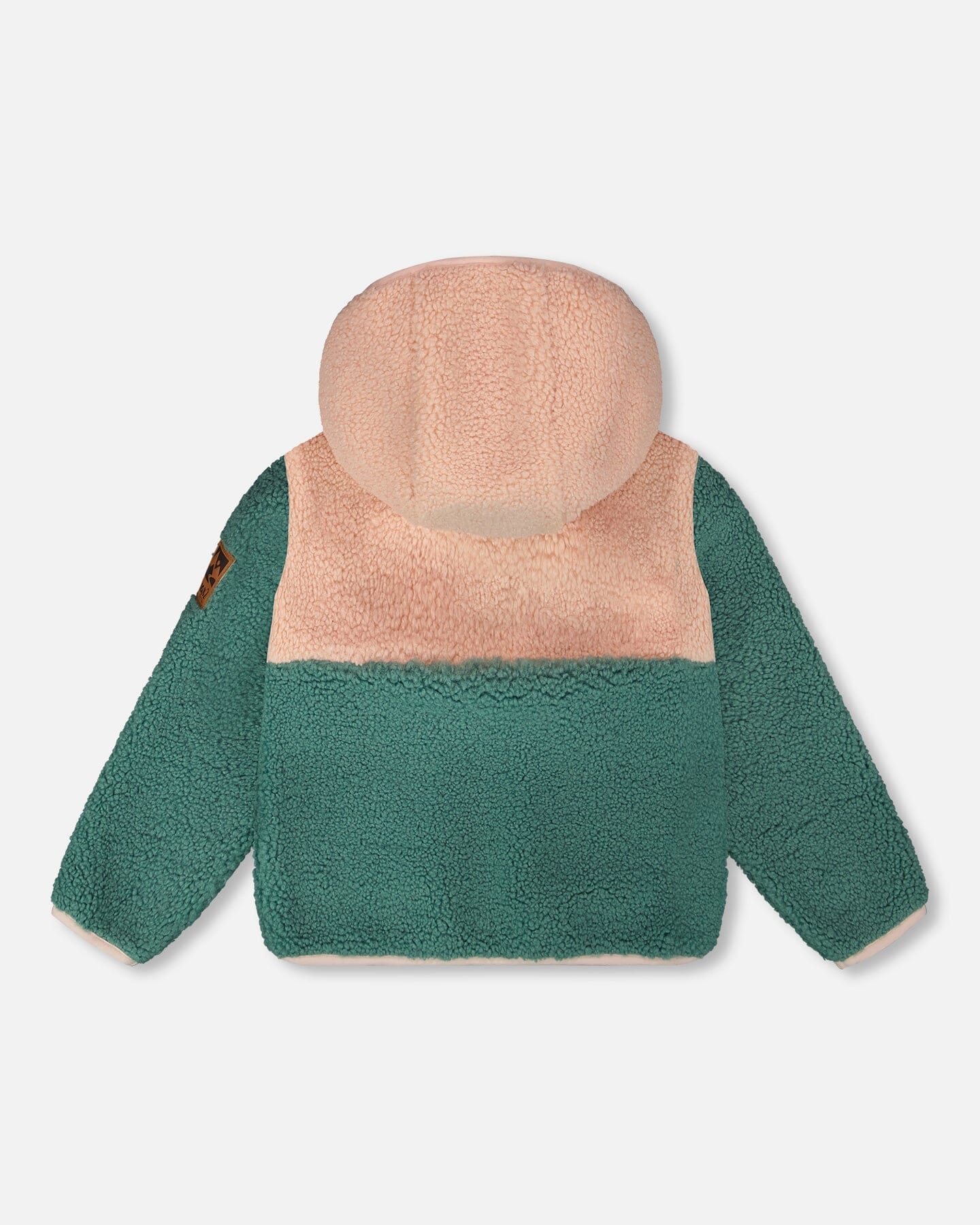 Sherpa Jacket Light Pink Colorblock - H30W60_06003