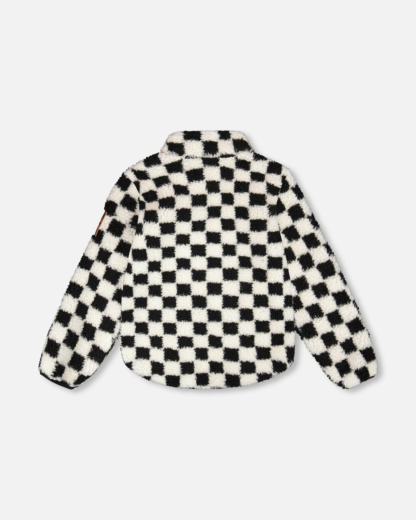 Sherpa Jacket Black Checkerboard - Deux par Deux
