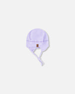 Baby Mid-Season One-Piece Outerwear With Hat Purple Daisy Print - H30W64_3H009