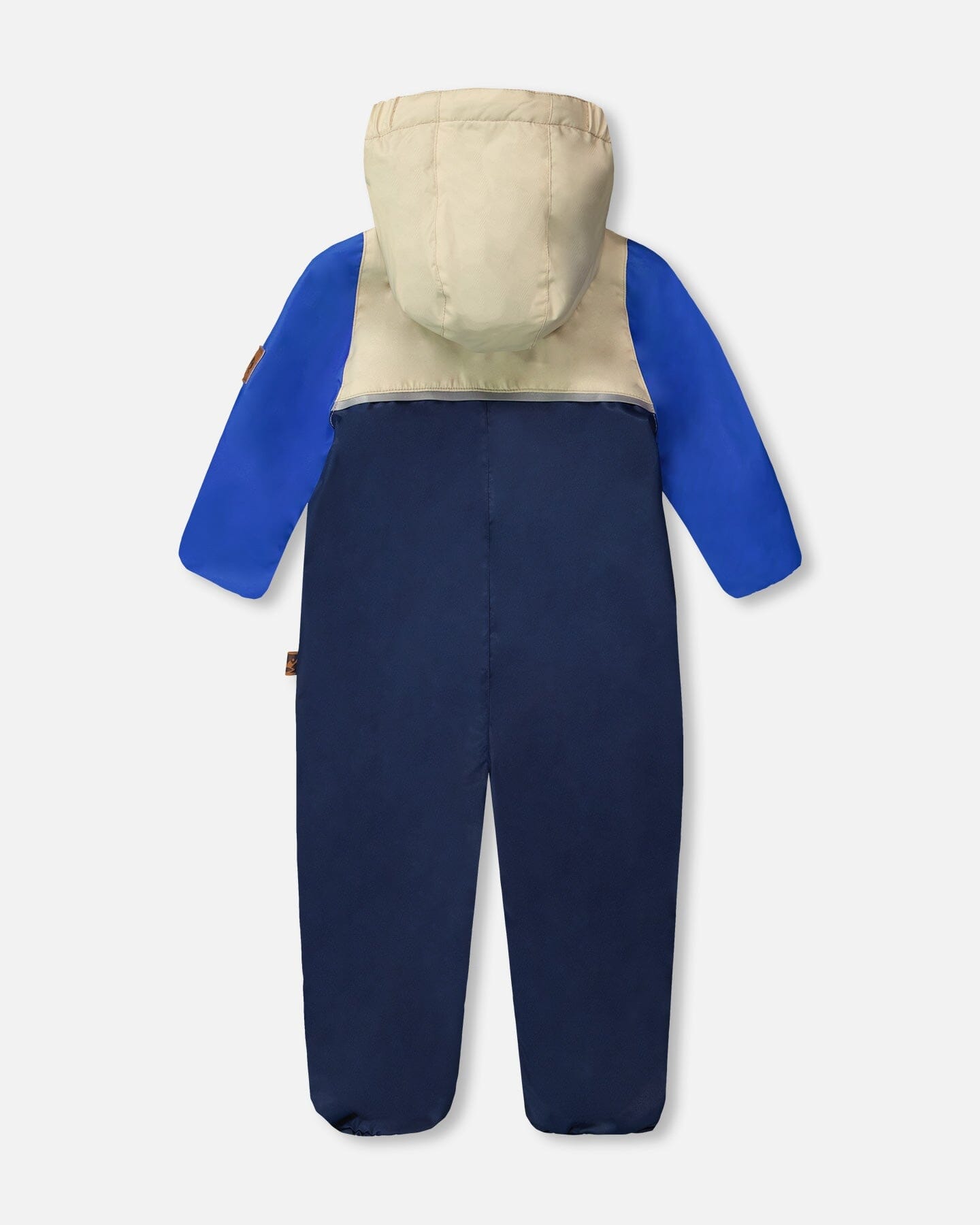 Baby Mid-Season One-Piece Outerwear With Hat Navy Blue - H30W65_04790