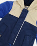 Baby Mid-Season One-Piece Outerwear With Hat Navy Blue - H30W65_04790